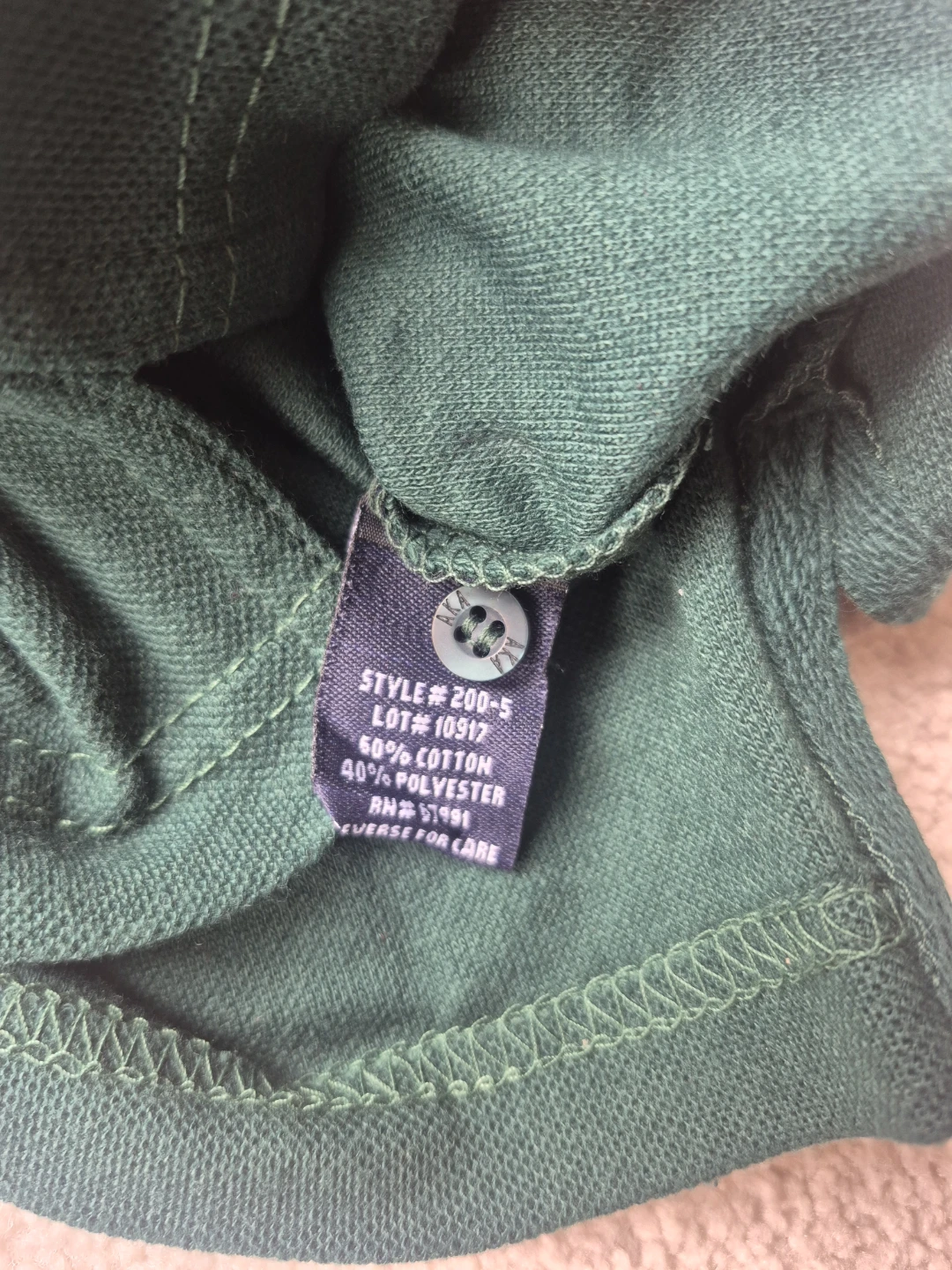 Short Sleeve Polo Shirt - Green - photo 3