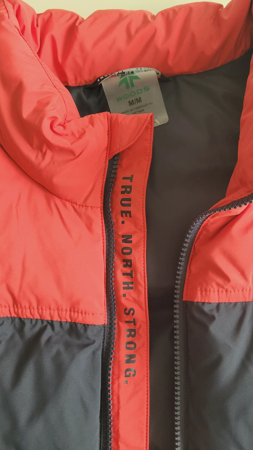 Woods Puffer Vest - Red/Navy - M/M - photo 5