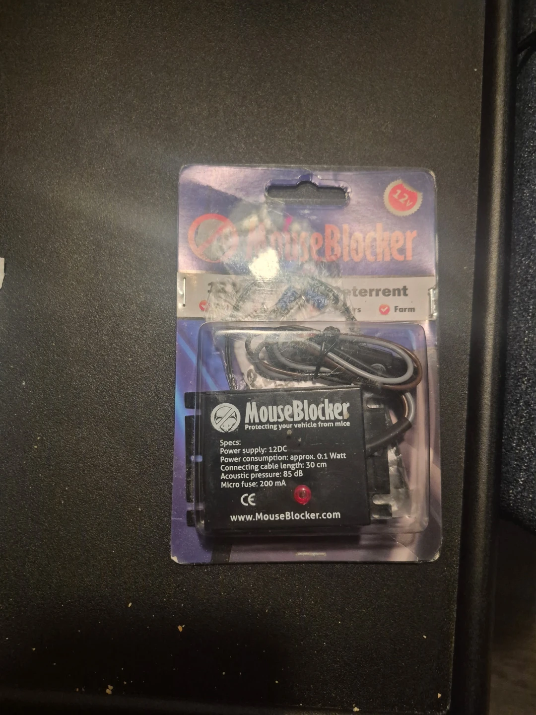 MouseBlocker Ultrasonic Rodent Repellent for Vehicles