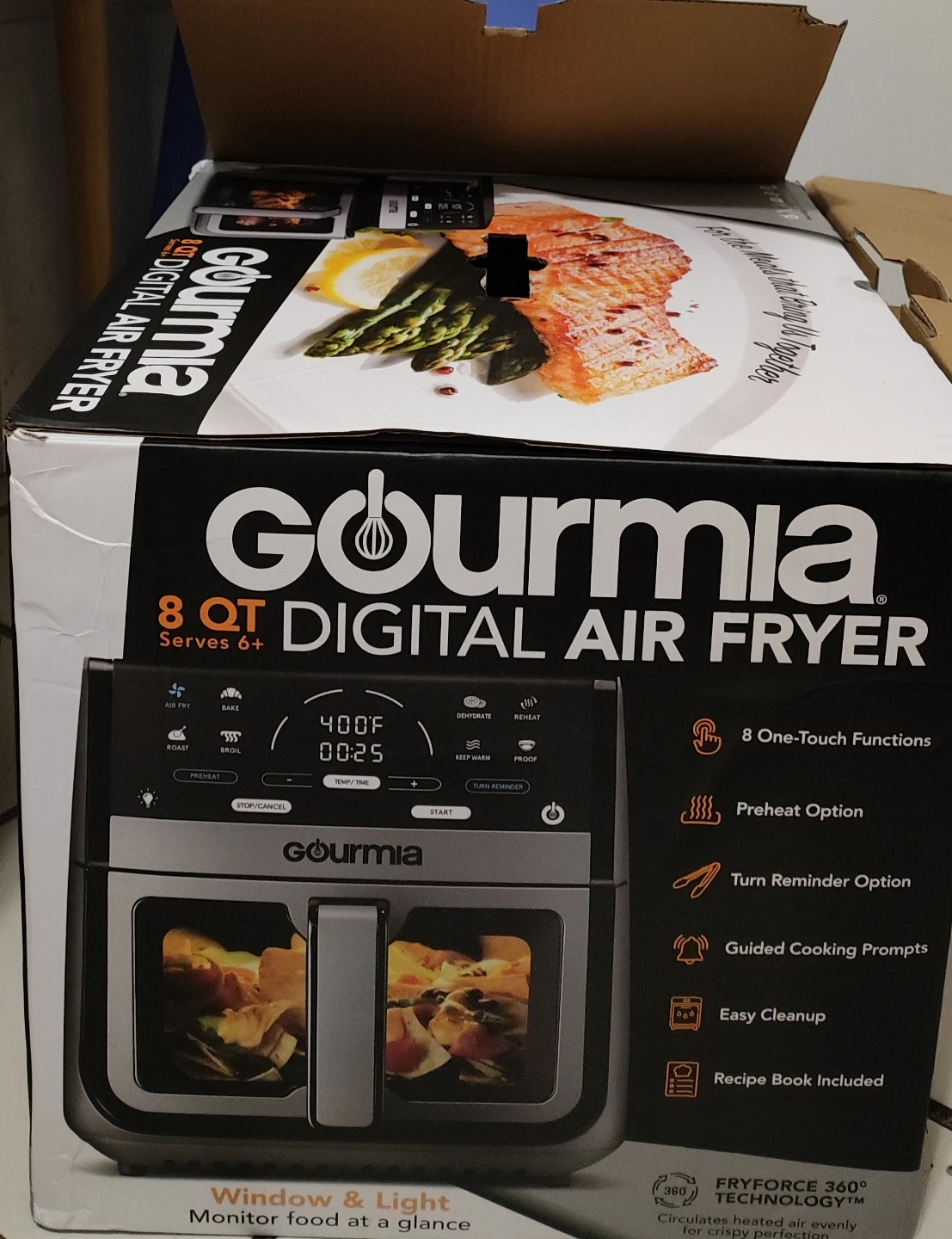 Gourmia 8 QT Digital Air Fryer