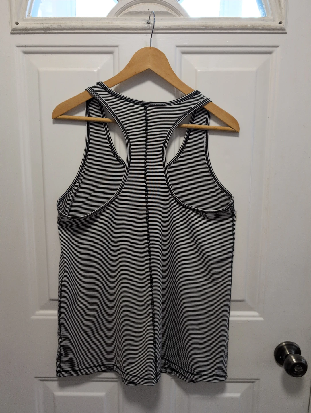 Joe Fresh Black and White Striped Tank Top - Size L/G - photo 3