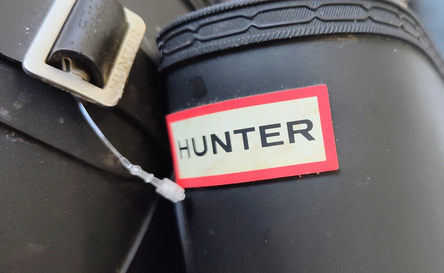Hunter Black Rubber Rain Boots🌱