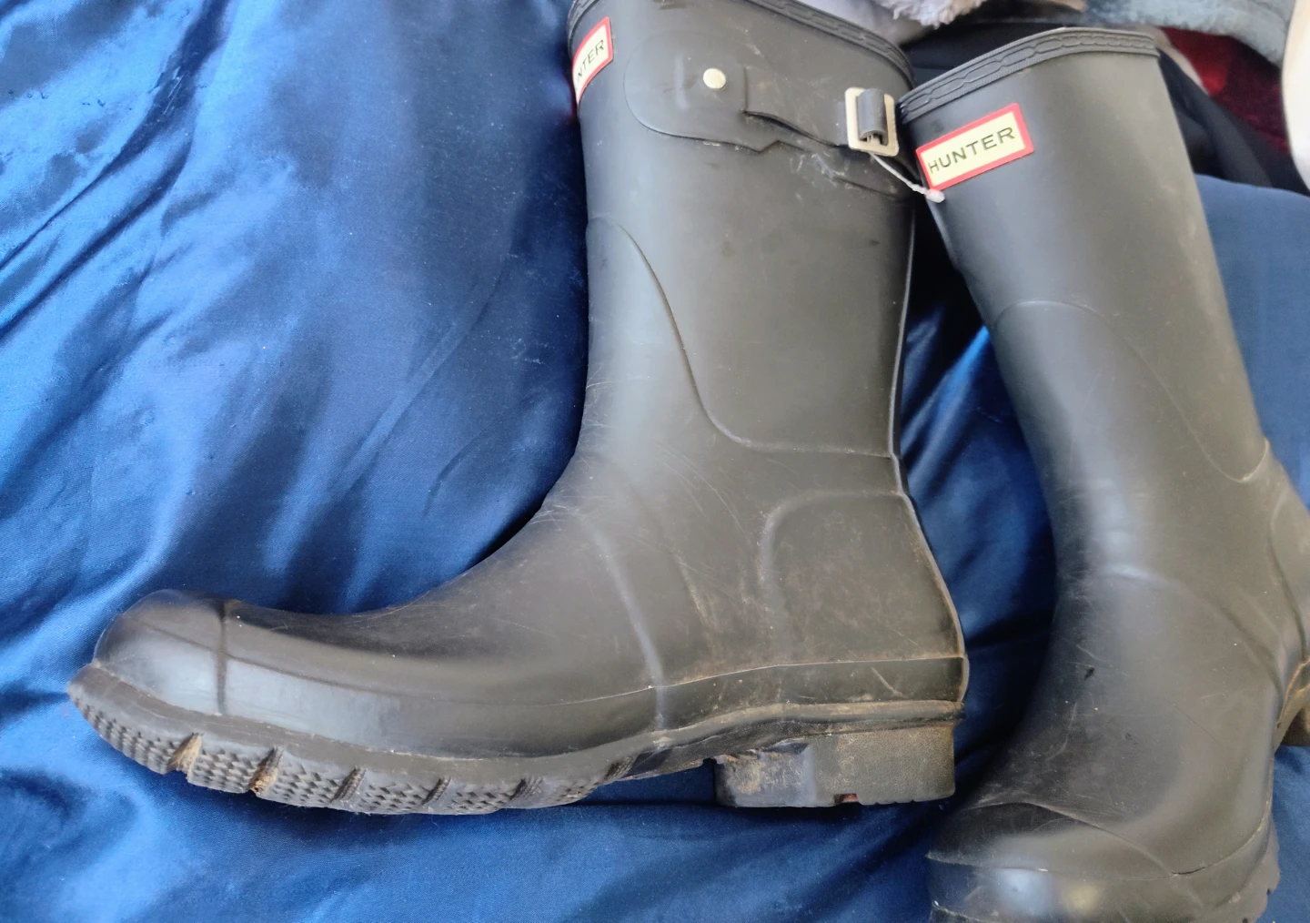 Hunter Black Rubber Rain Boots🌱 - photo 2
