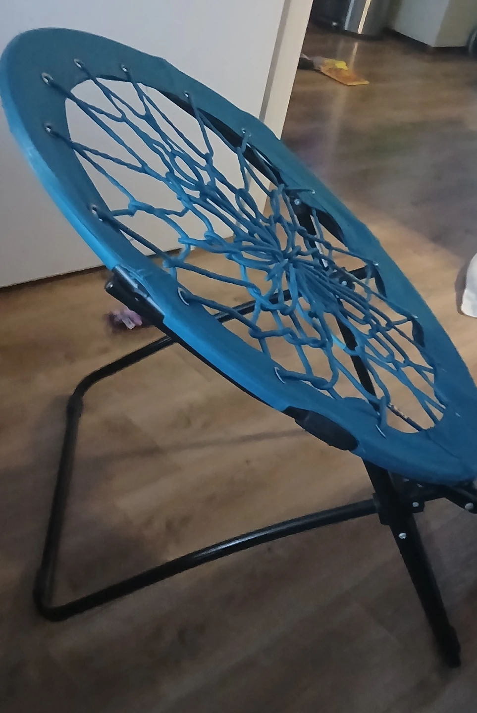 Blue Bungee Cord Saucer Chair - photo 2