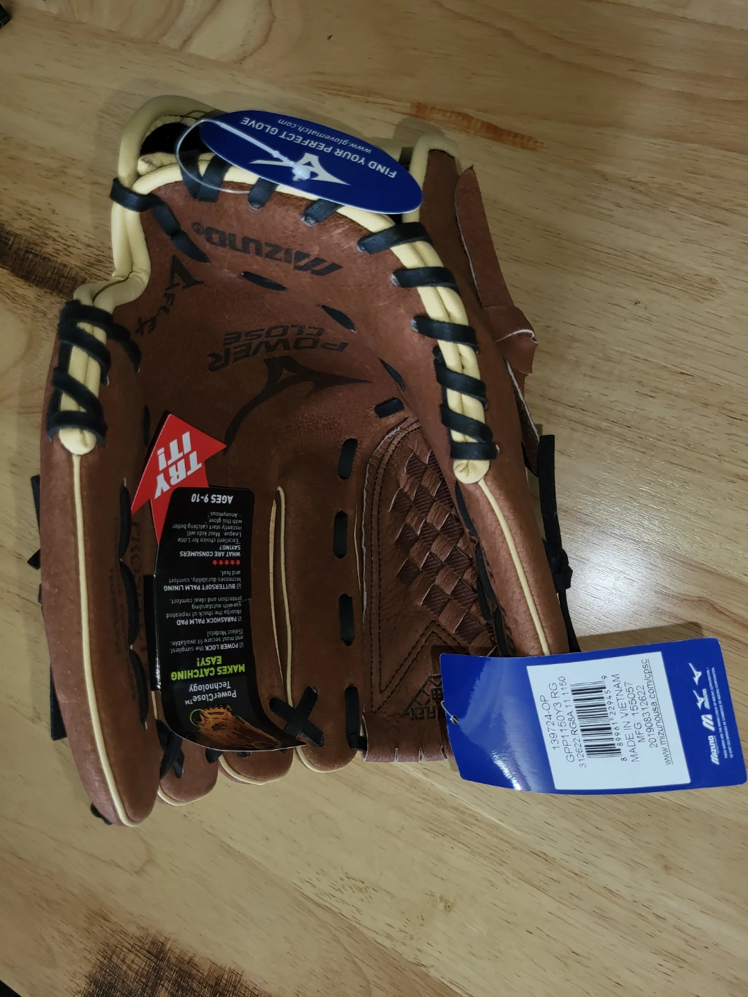 Mizuno Prospect Youth Baseball Glove (11.5 in) - photo 2