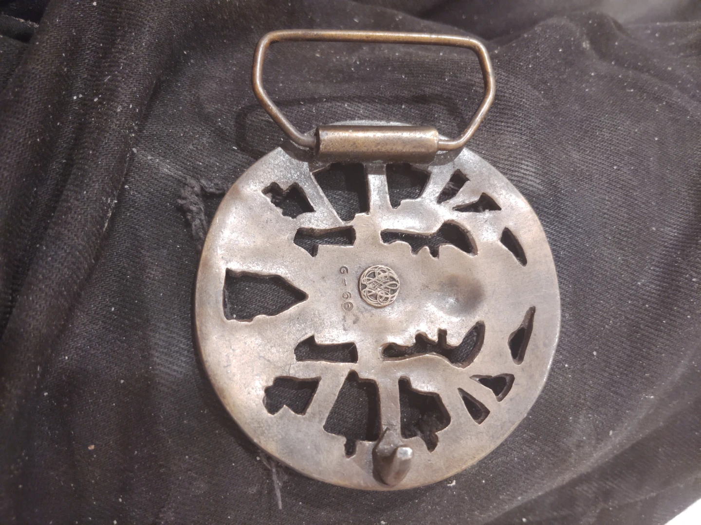 Round Aztec Style Belt Buckle - photo 2