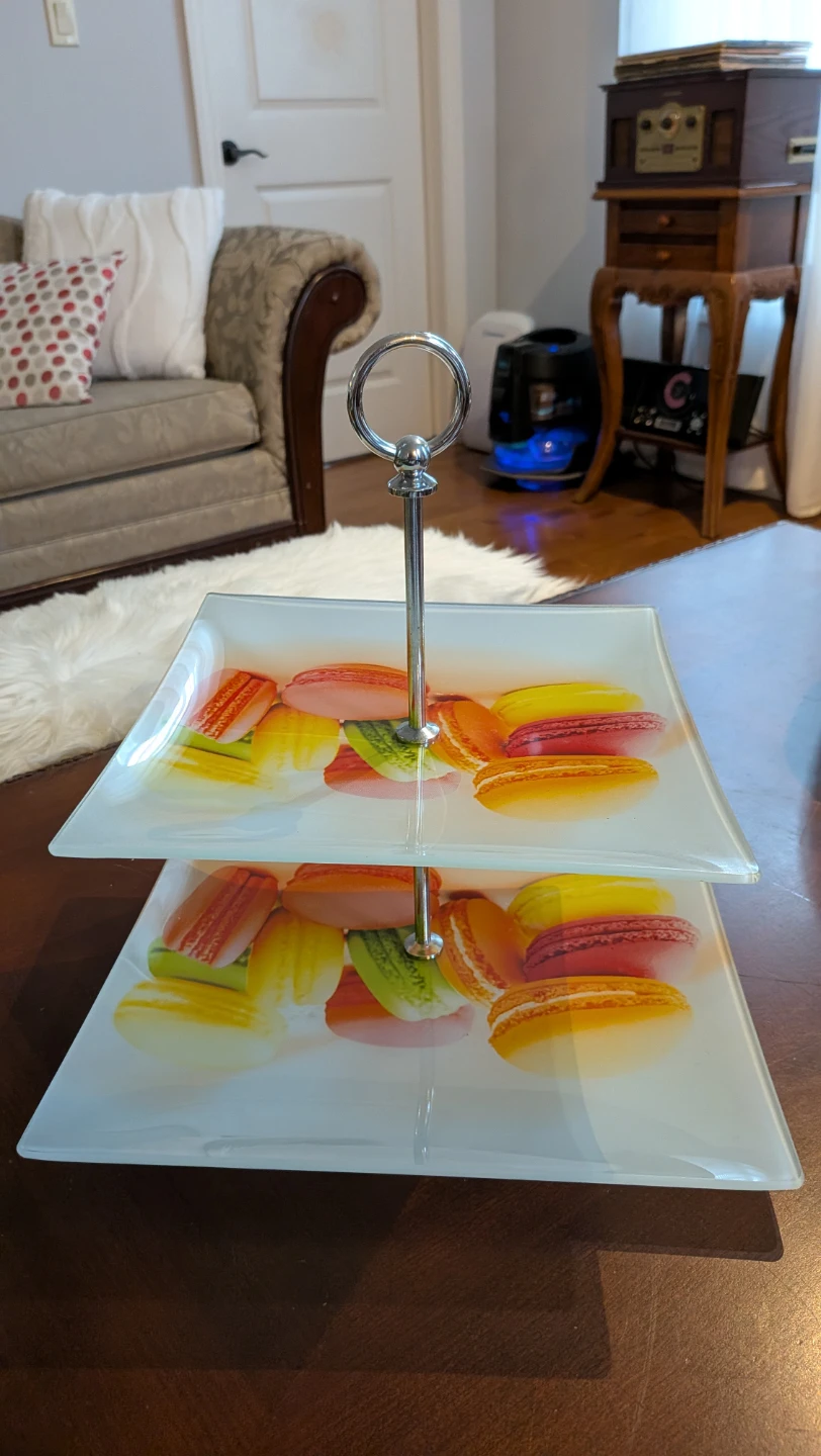 Glass Serving Tray and Lantern Set - photo 4