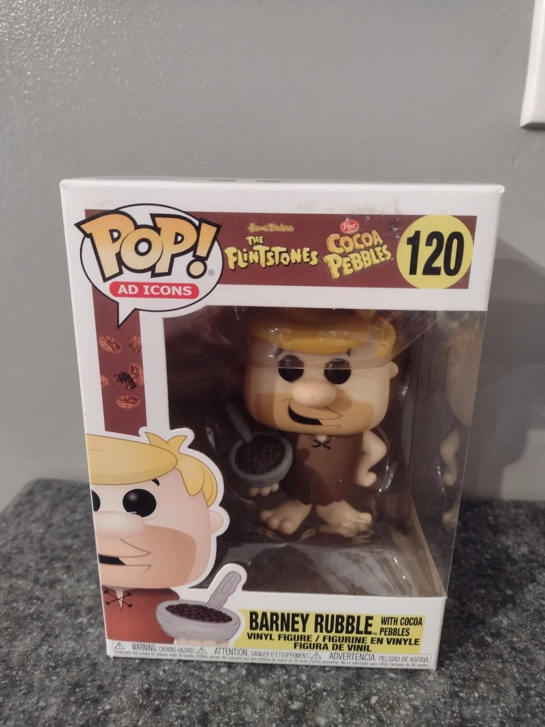 Funko Pop! The Flintstones Barney Rubble with Cocoa Pebbles