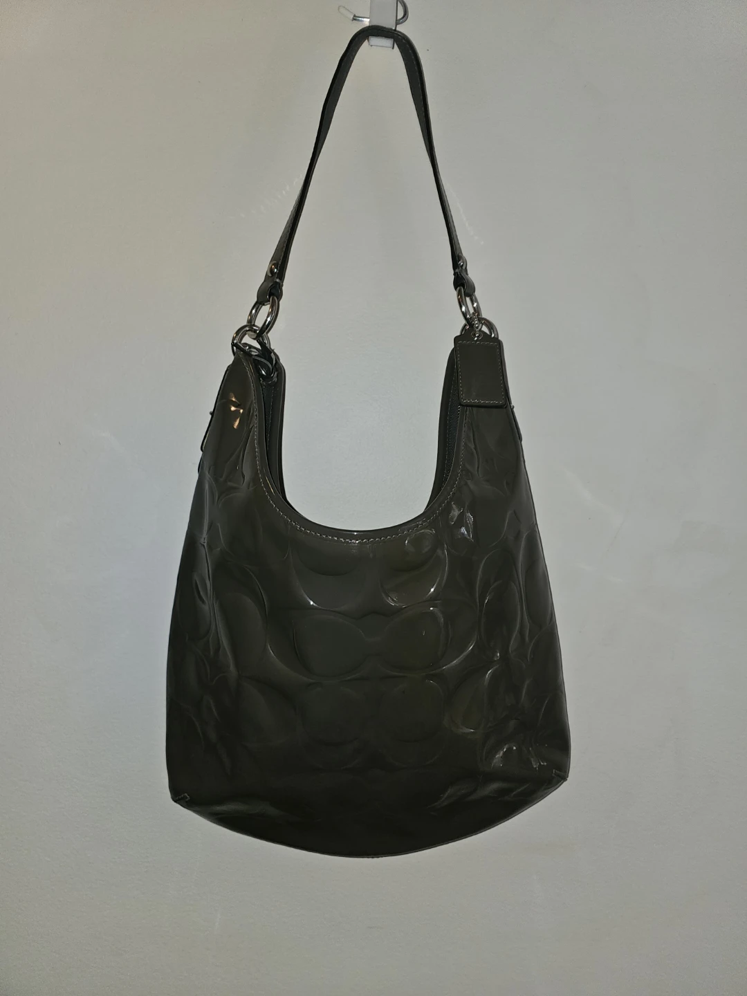 Coach Patent Leather Hobo Bag - photo 3