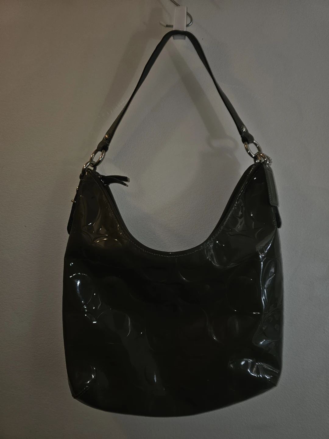 Coach Patent Leather Hobo Bag - photo 5