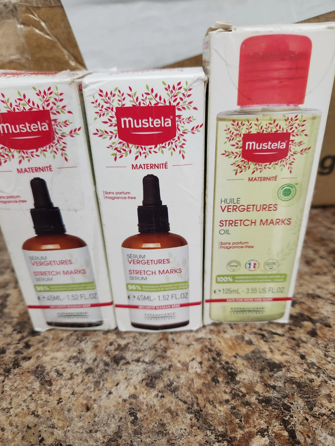 Mustela Maternity Stretch Marks Serum & Oil Bundle
