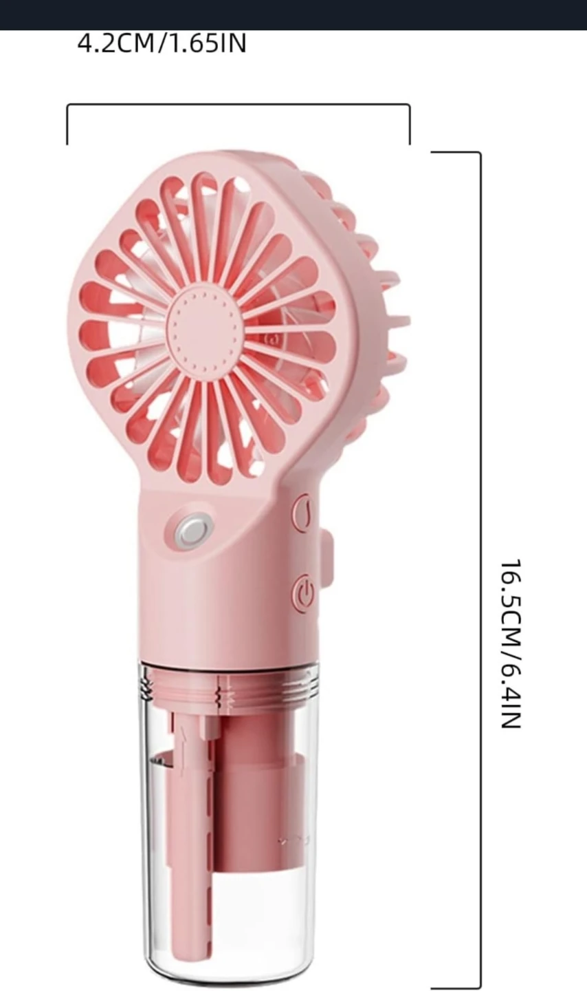 Upgraded Portable Fan Humidifier Cool Mist Frangance Diffuser - photo 4