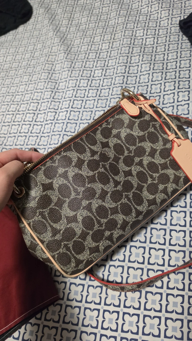 Coach Monogram 2 way bag