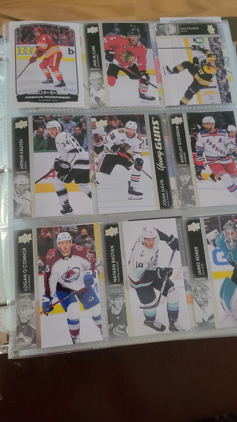 Assorted Topps & Upper Deck Hockey and Baseball Cards