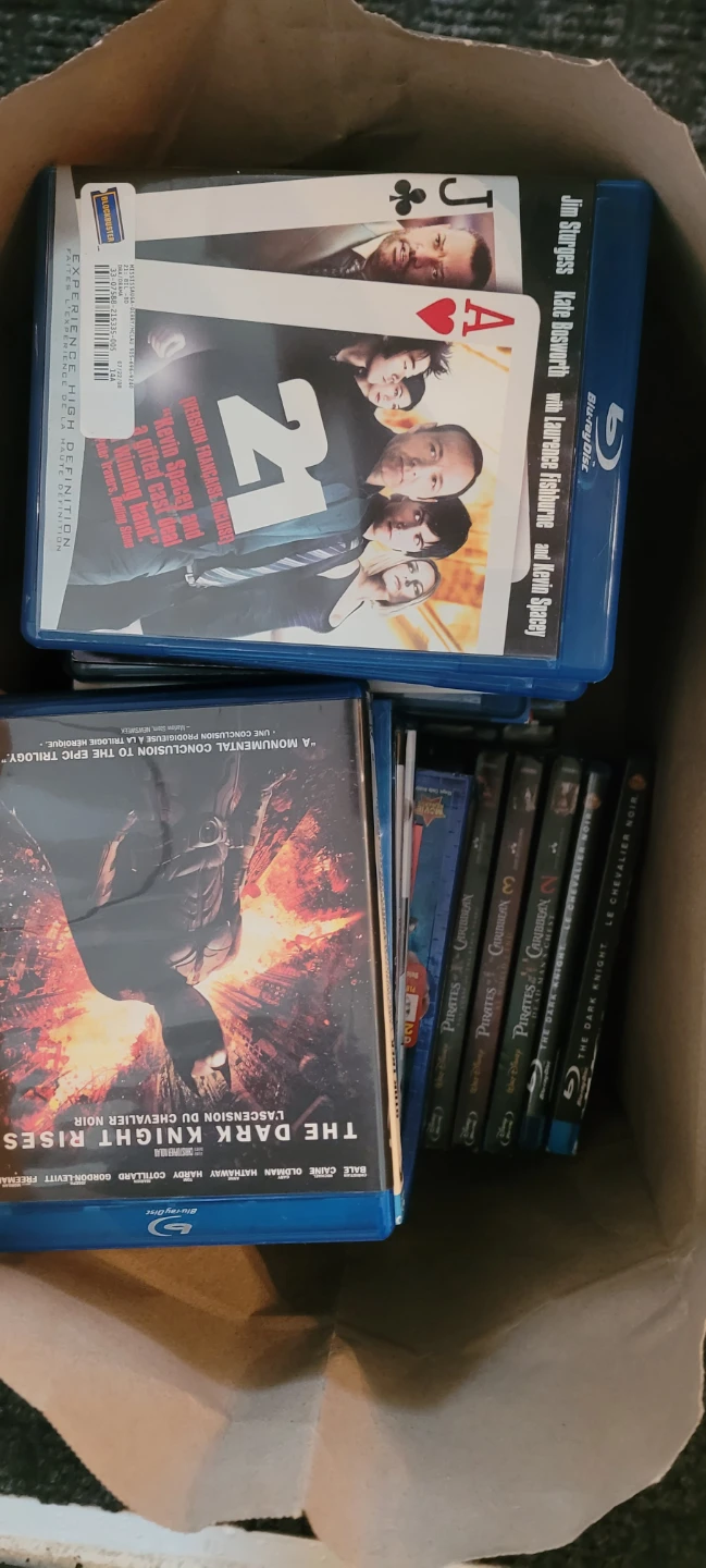 Large bag of approx 60 DVDs