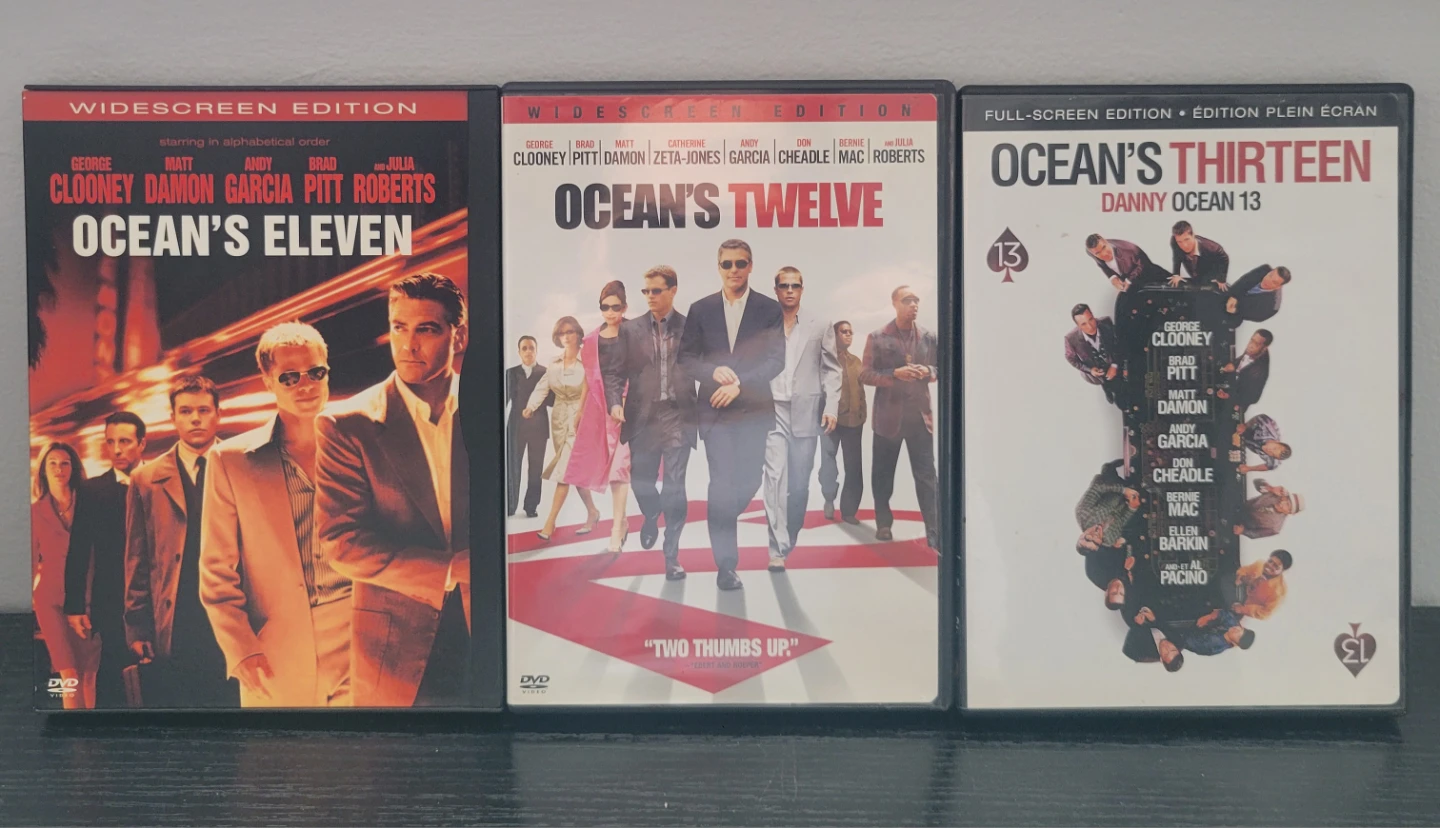 Ocean's Eleven, Twelve, and Thirteen DVD Set