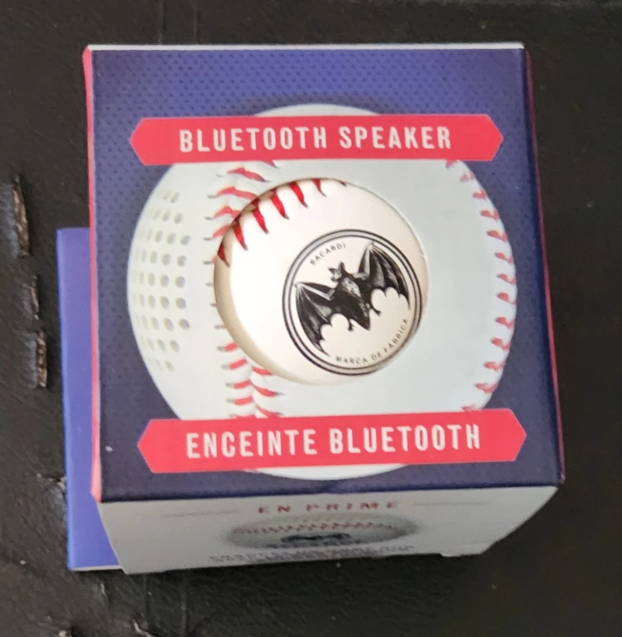 Bacardi Bluetooth Speaker (Baseball Design) – New Sealed 🌱