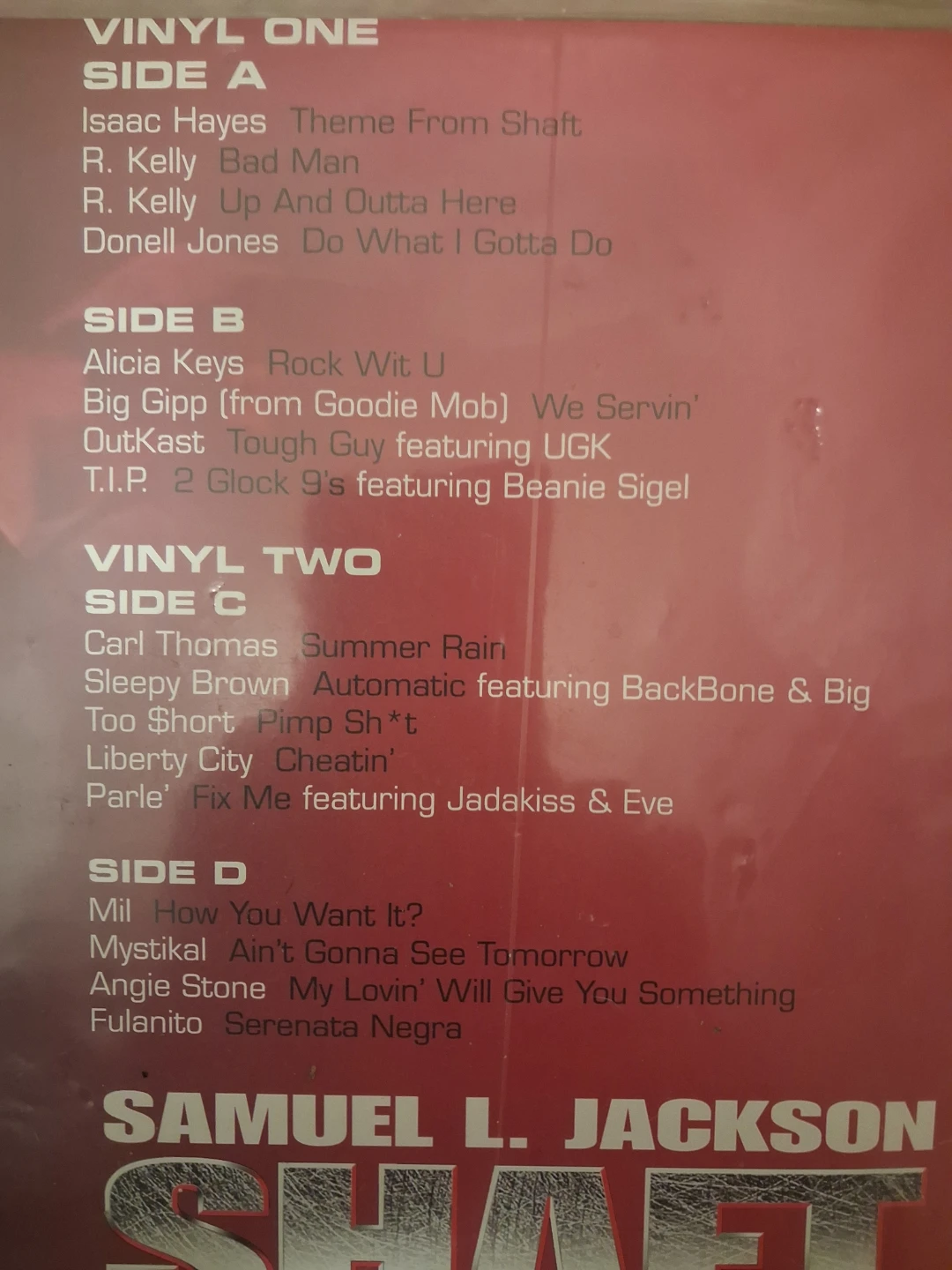 Samuel L. Jackson Shaft Movie sound track. Bran new! - photo 4