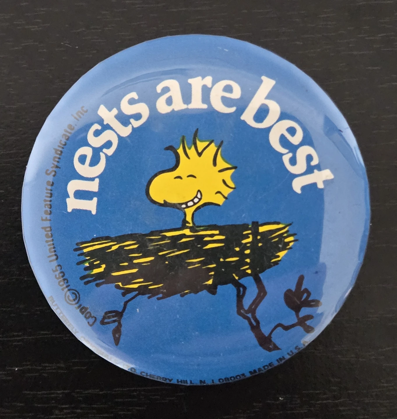 10 Vintage 1952/65 UFS Snoopy/Peanuts Buttons - photo 2