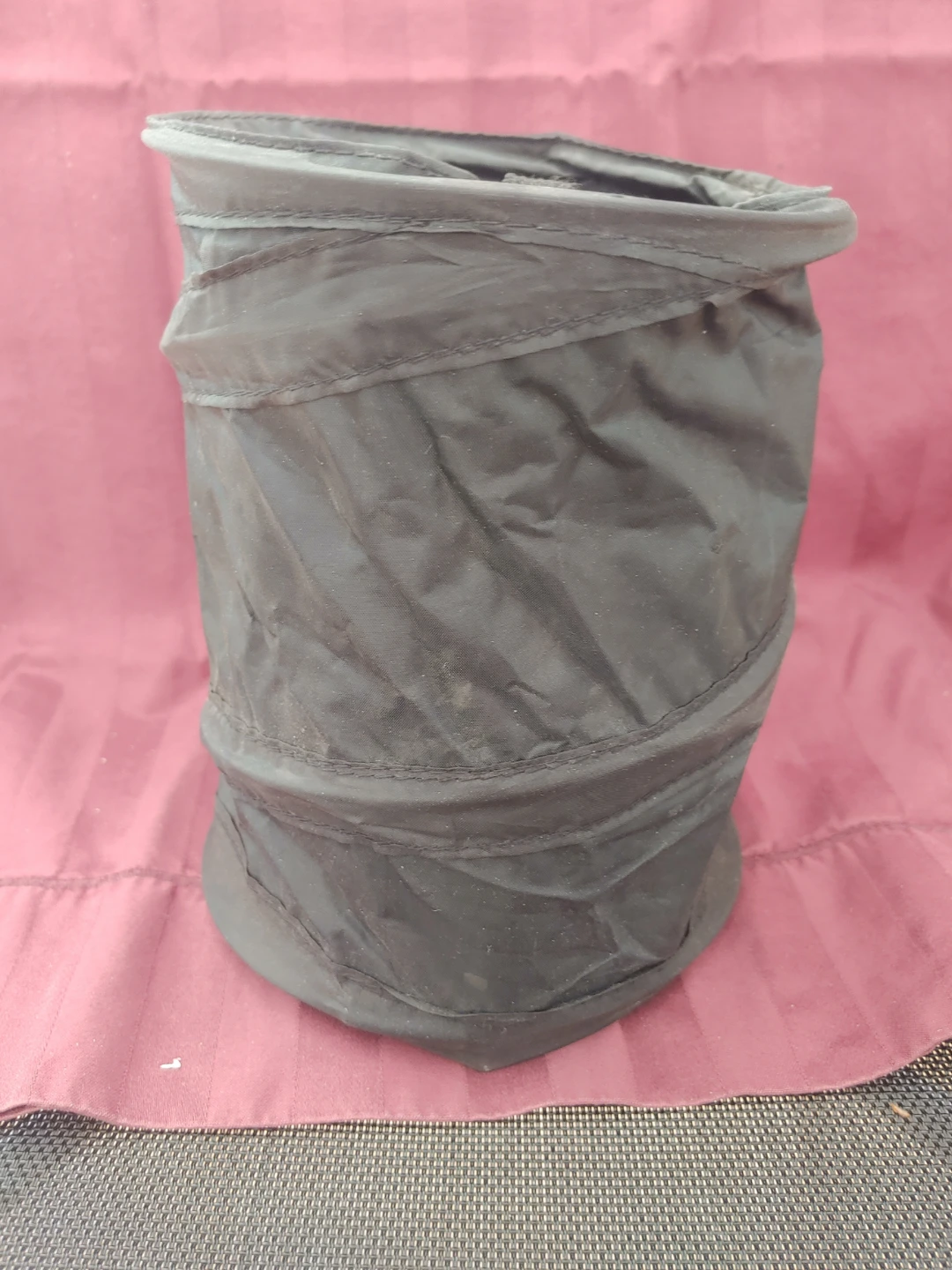Black Pop-Up Collapsible Bin