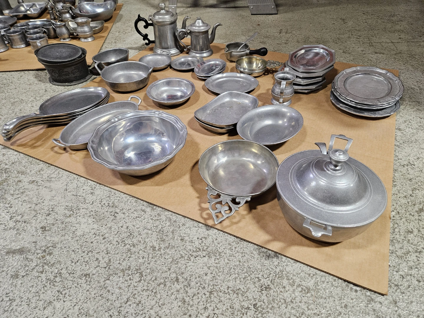 Pewter Tableware Collection - Plates, Bowls, Mugs & More