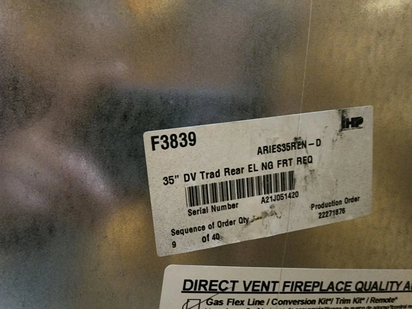 IHP ARIES 35" Direct Vent Gas Fireplace - photo 4