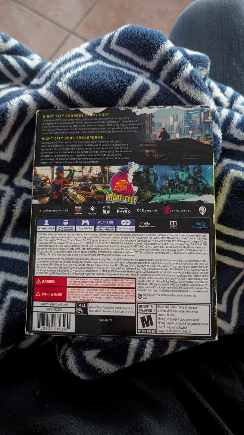 Cyberpunk 2077 PS4 Game - photo 3