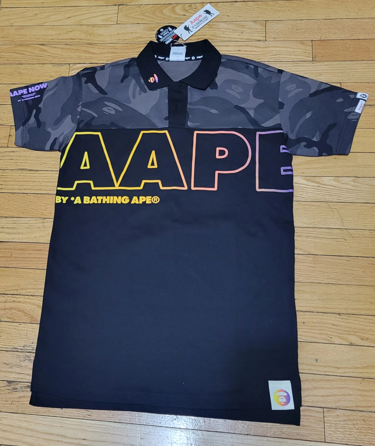 Aape by A Bathing Ape Polo Shirt XXS Camo