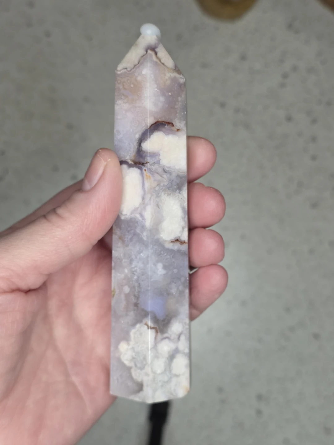 BLUE FLOWER AGATE Tower
