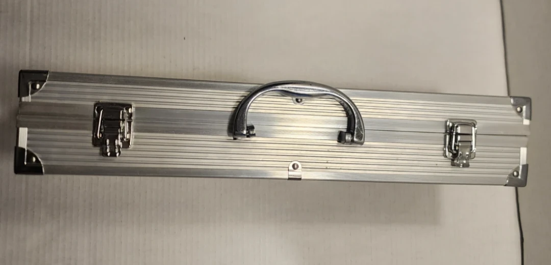 Stainless steel barbecue tool set in an aluminum storage case - photo 5