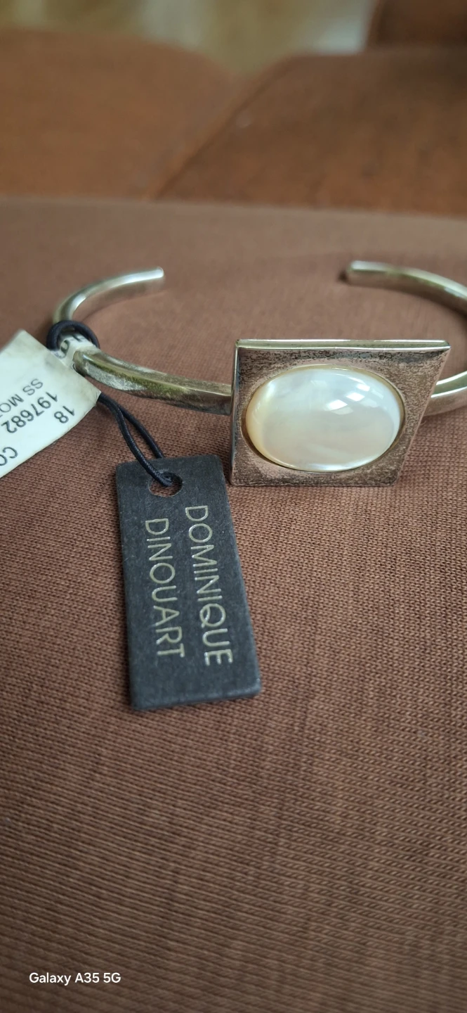 Dominique Dinouart Sterling Silver Bracelet with Mother of Pearl - photo 2