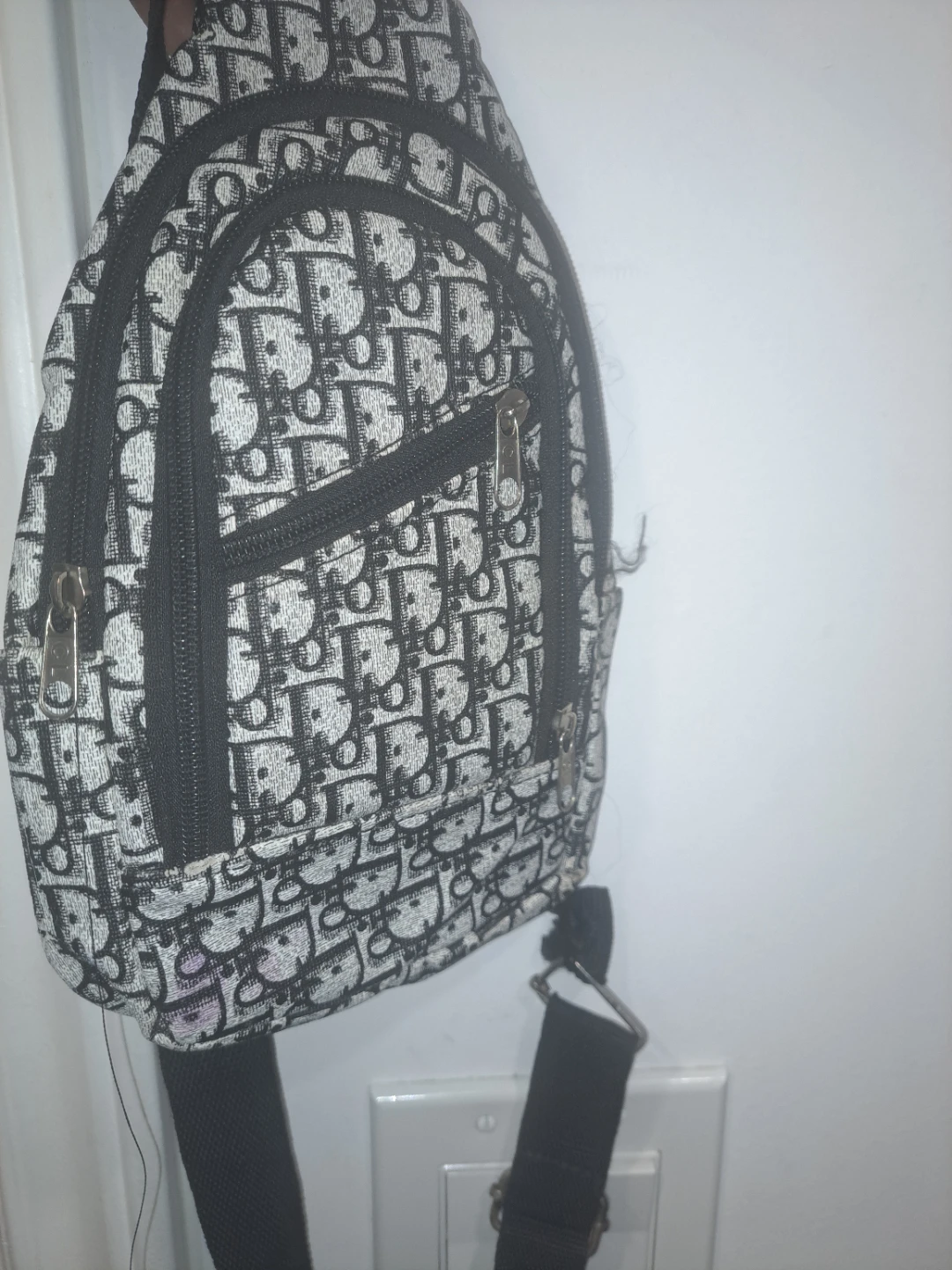 Small patterned crossbody bag