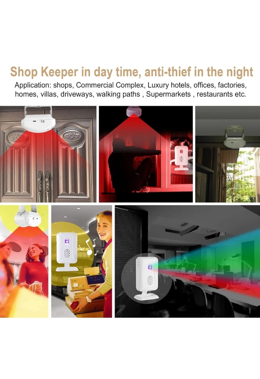 Motion Sensor Chim Elderly Fall AntiTheft welcome - photo 3