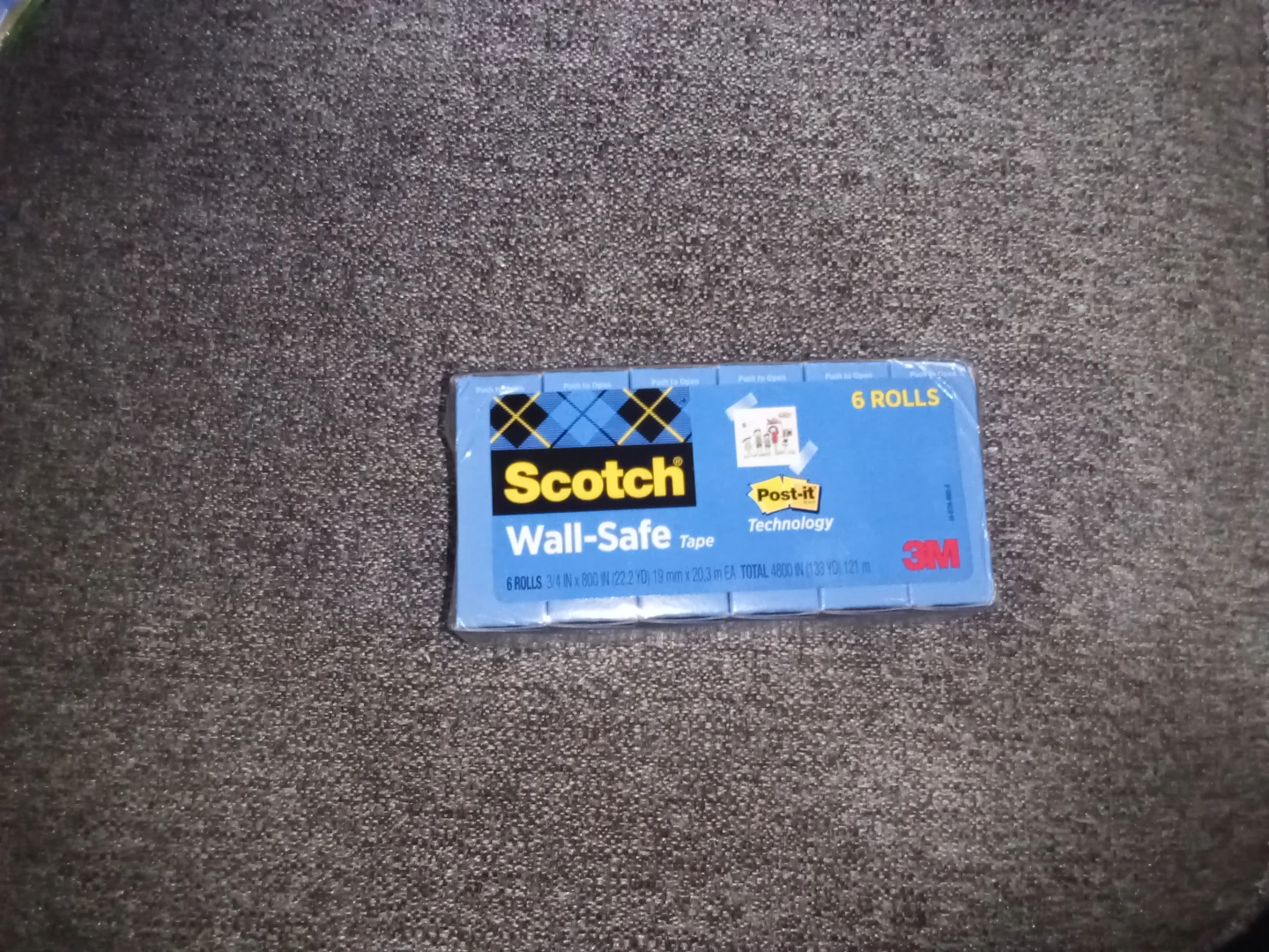Scotch Wall-Safe Tape - 6 Rolls