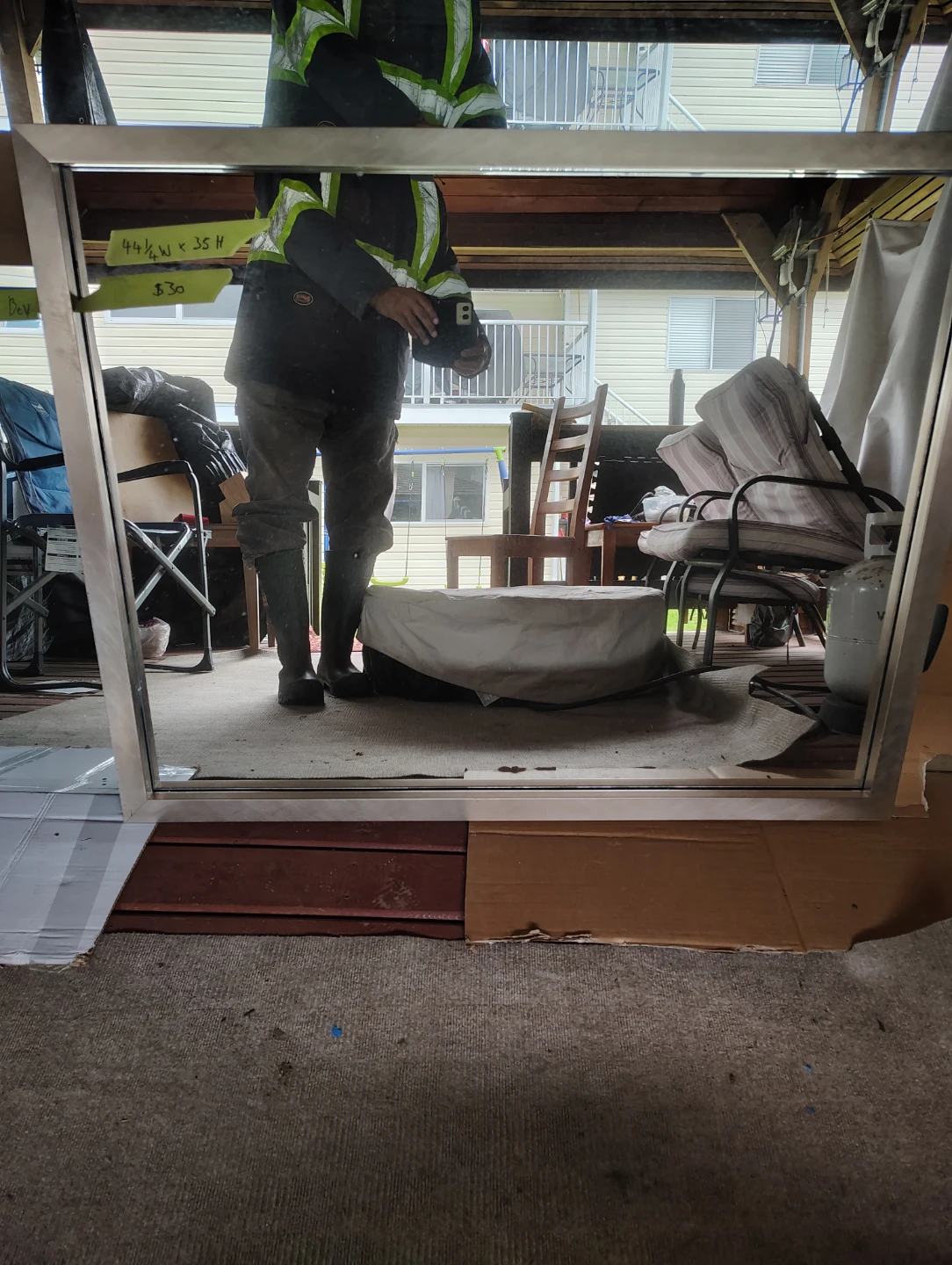 Large Mirror - 44 1/4" W x 35" H