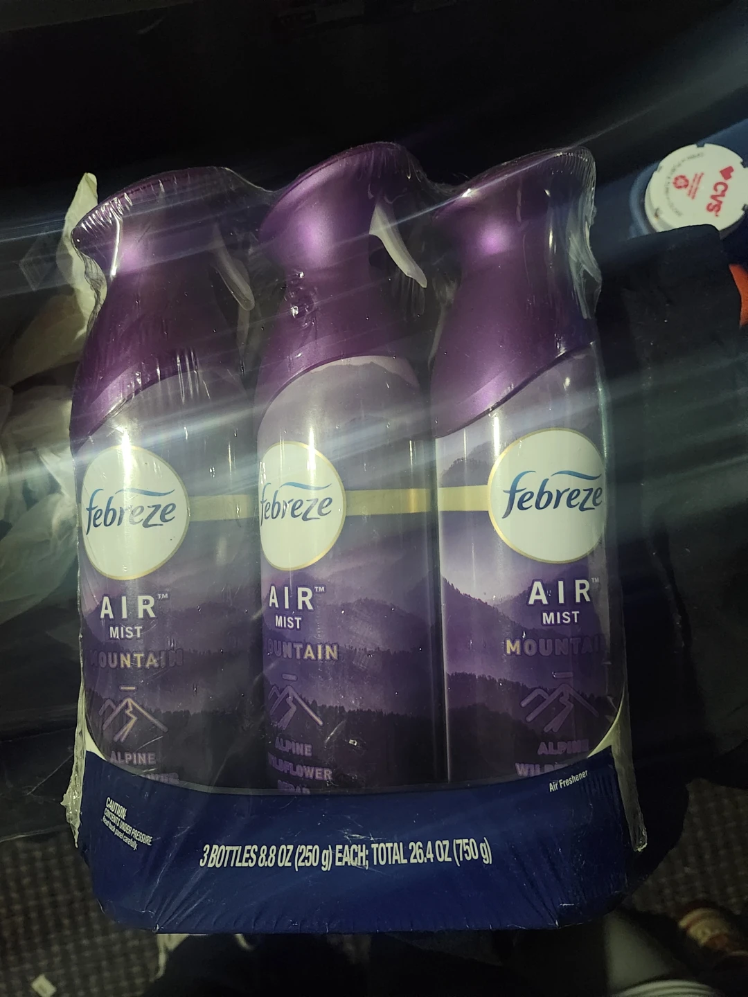 Febreze Air Mist Mountain Alpine Wildflower Air Freshener 3-Pack