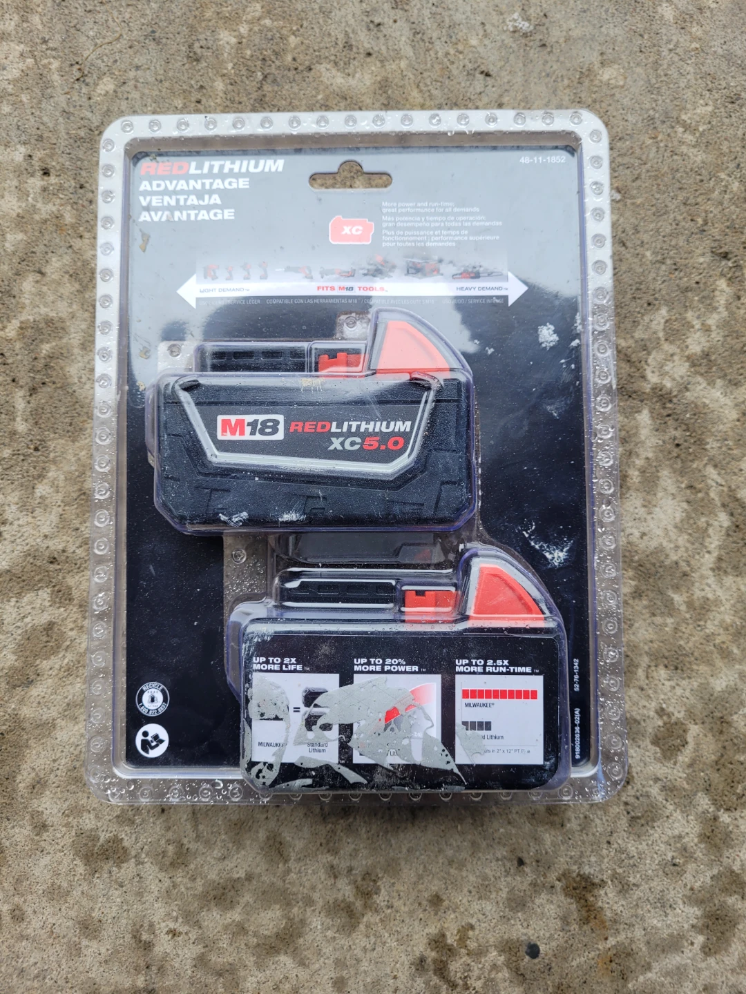 Milwaukee M18 REDLITHIUM XC5.0 Battery 2-Pack - photo 2