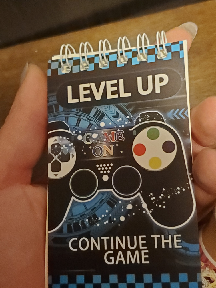 Mini Notebook - "Level Up Game On"