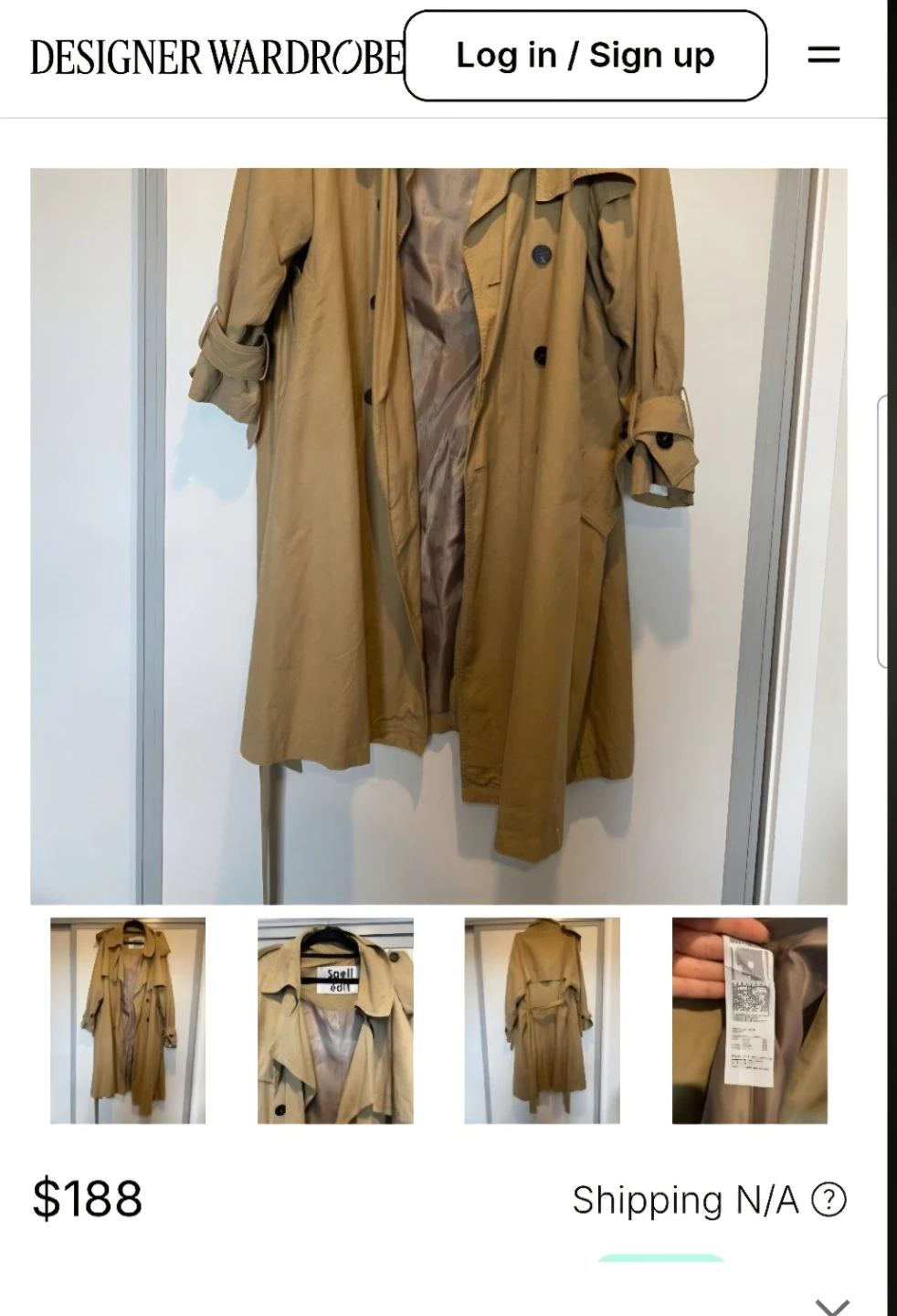 Spell & The Gypsy Collective Edit Trench Coat - Tan - photo 4
