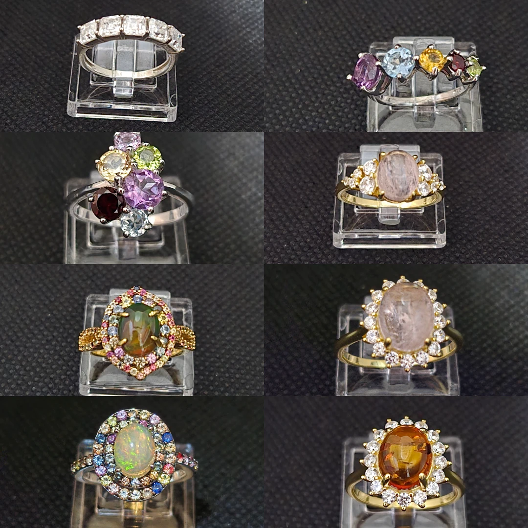 Rings with Natural Gemstones