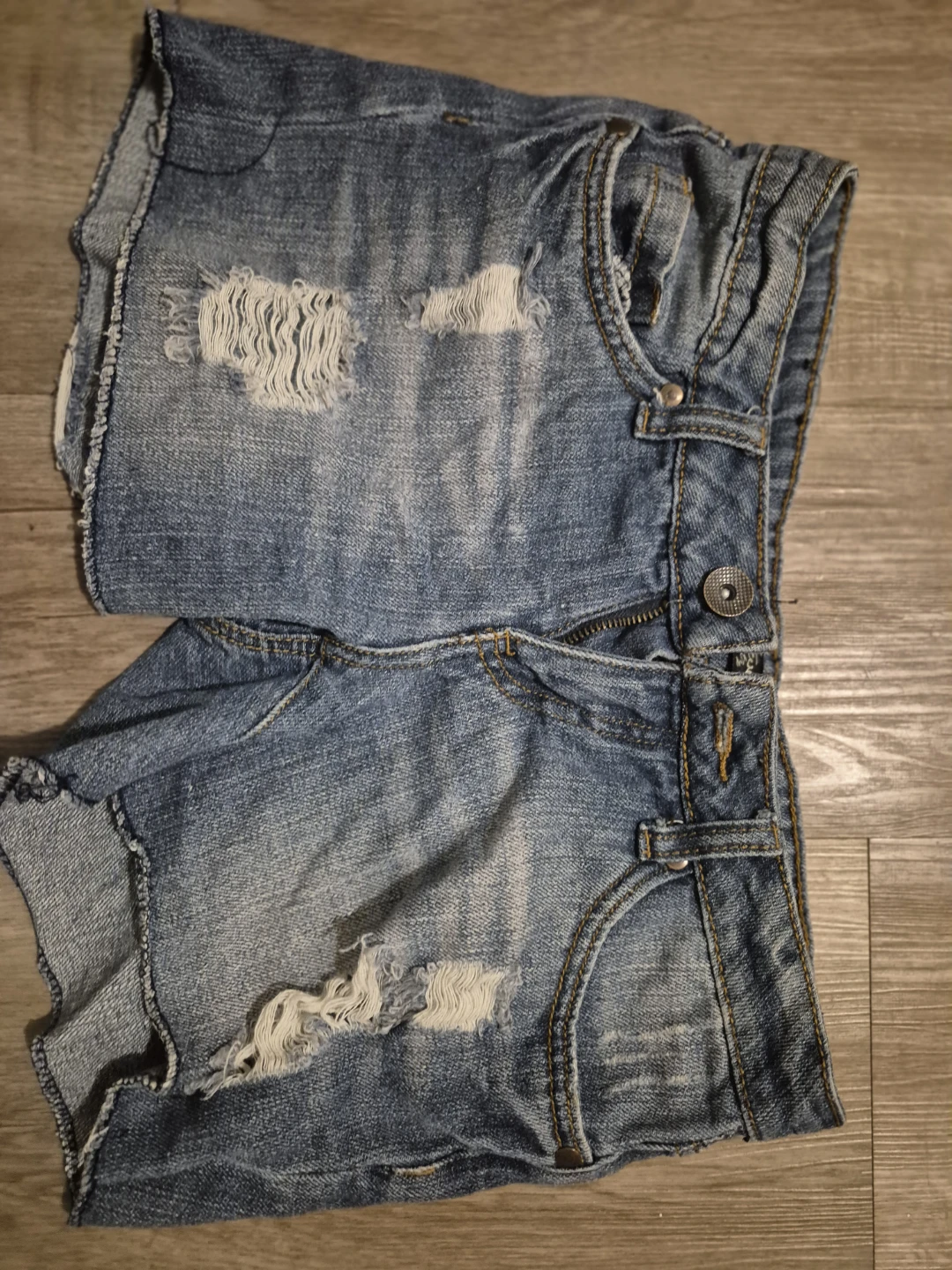 Streetwear Society Distressed Denim Shorts Size 3