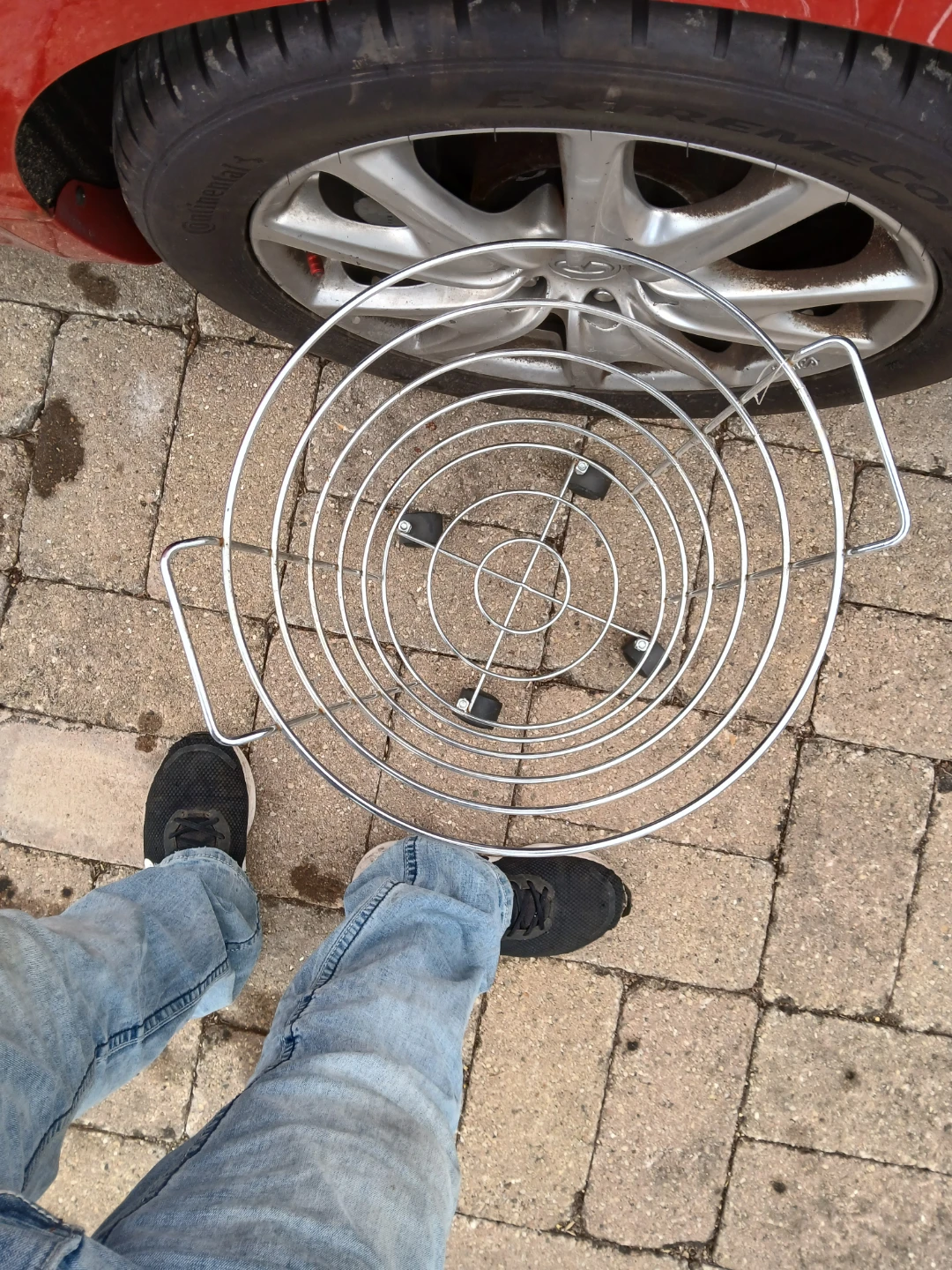 Metal Plant Stand with Wheels - photo 2