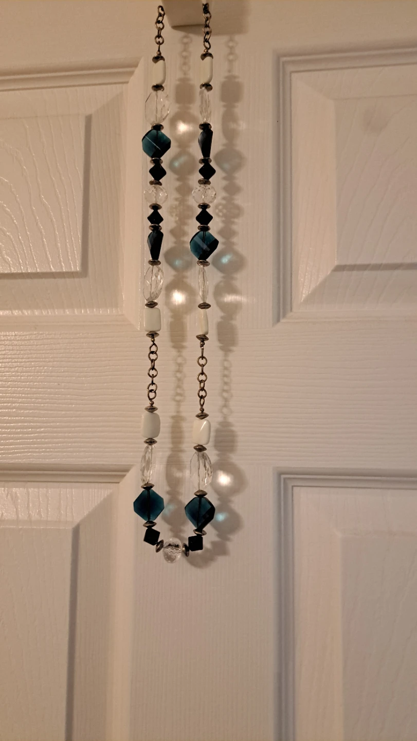 Beaded Necklace with Toggle Clasp