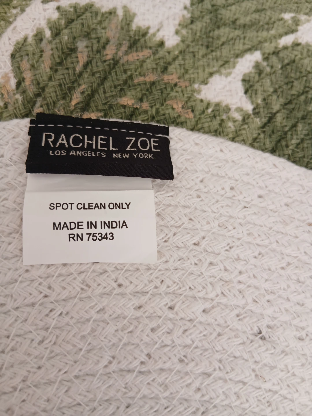 Rachel Zoe Placemats Set of 4 - Green Fern Pattern - photo 5