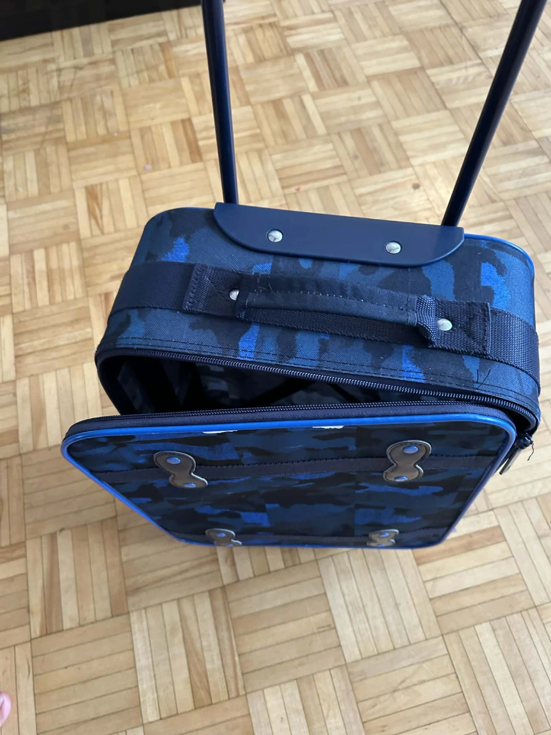 Blue Camo Rolling Suitcase - photo 4