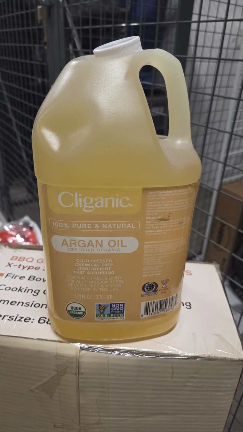 Cliganic Organic Argan Oil, 128 Fl. Oz.