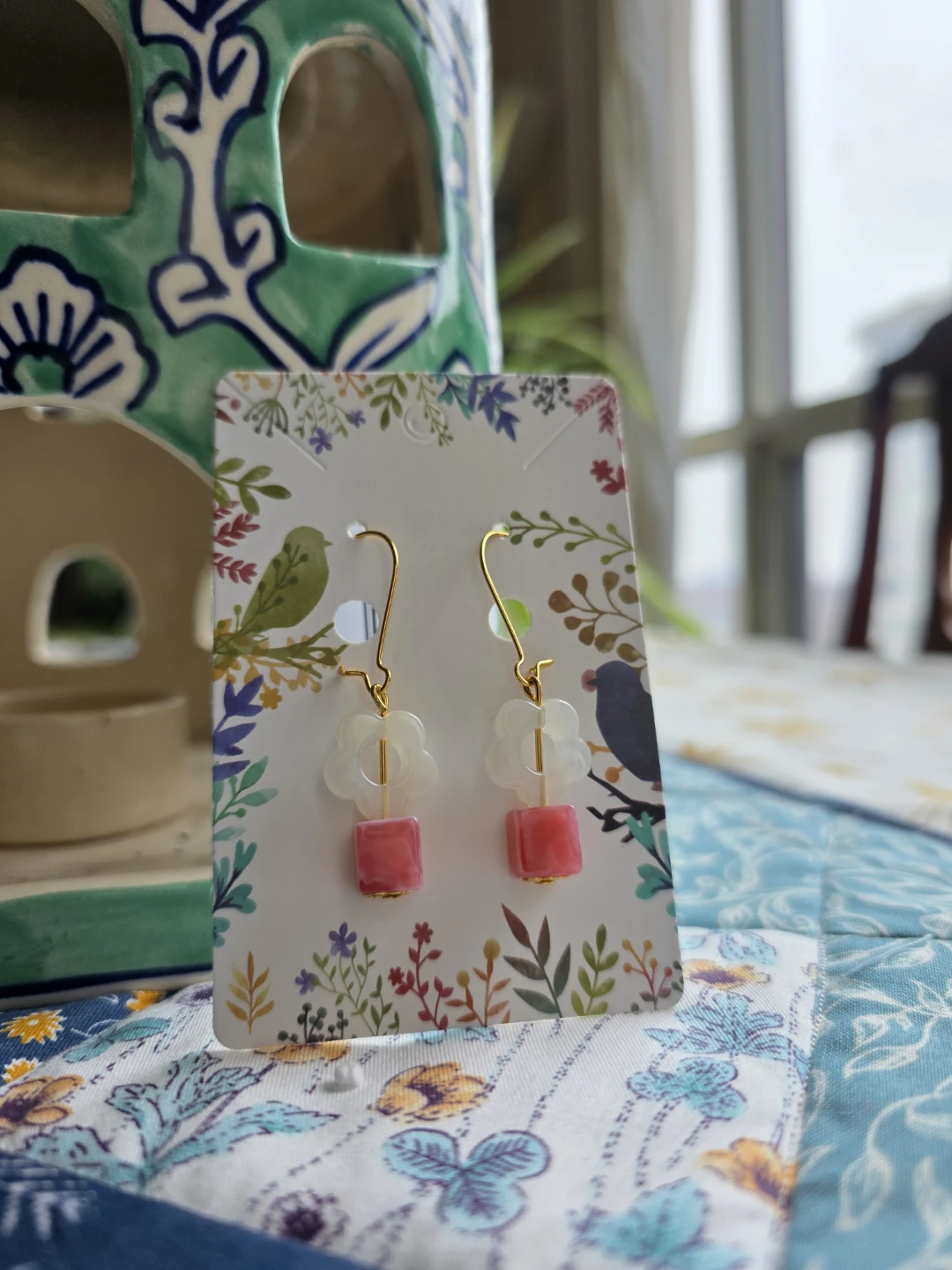 NEW Set of beaded interchangeable earrings - photo 3