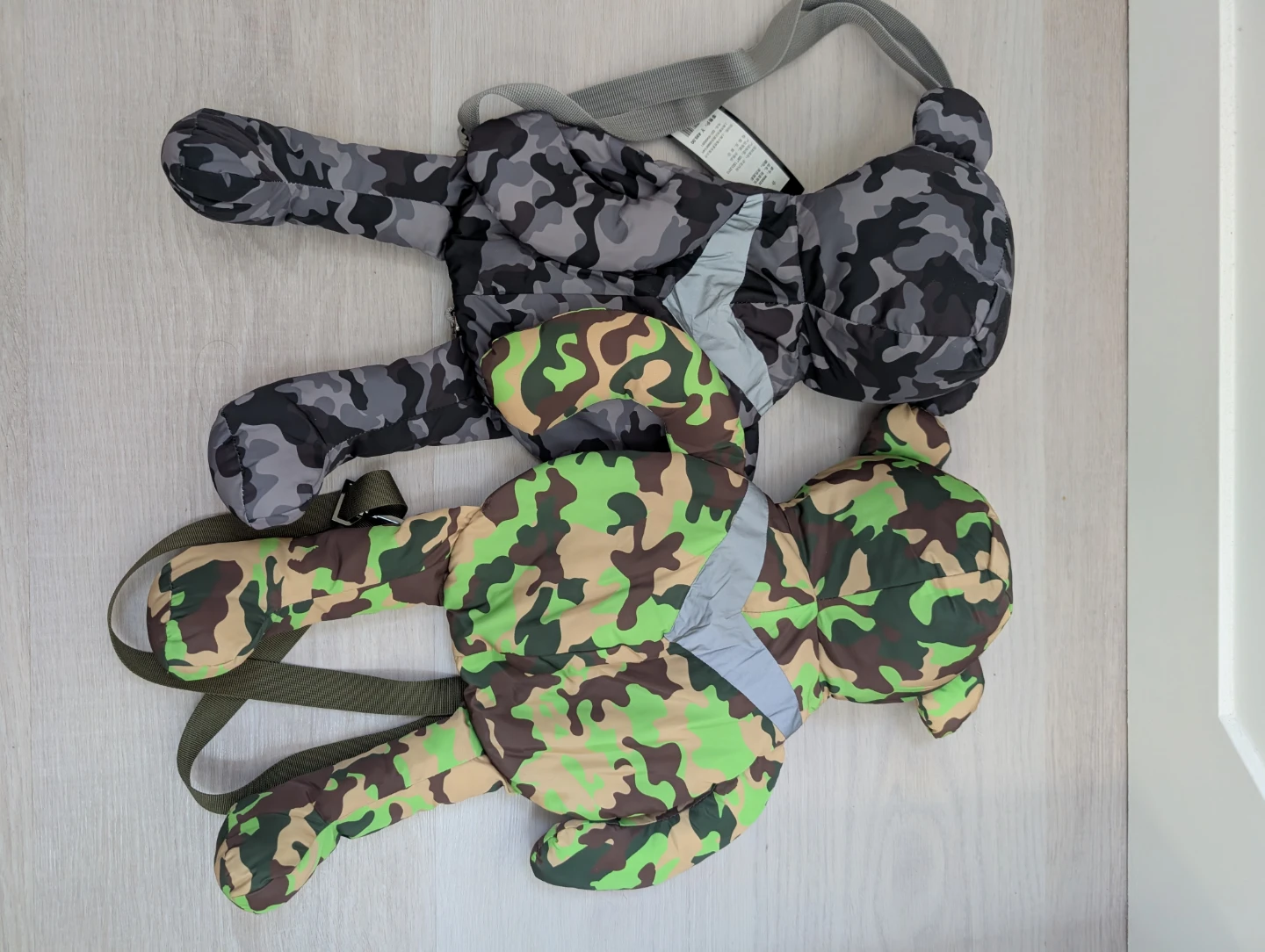 Teddy Bear Backpacks - Camo Print (2 Pack)