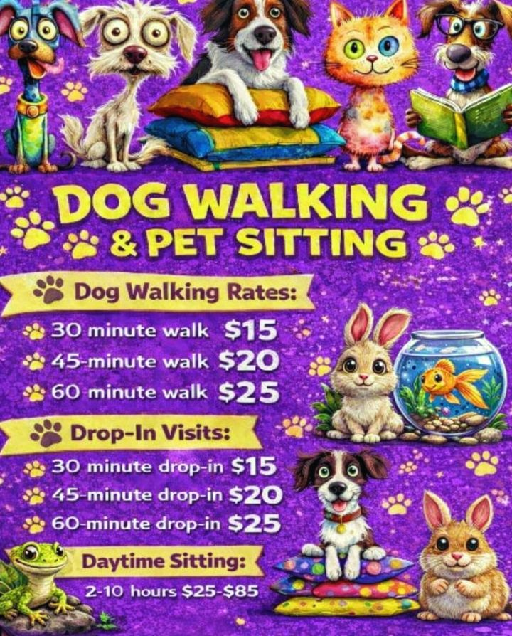 Dog Walking & Pet Sitting Services