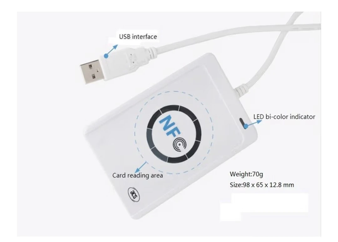 NFC ACR122U Contactless IC Card Reader/ Writer - photo 4